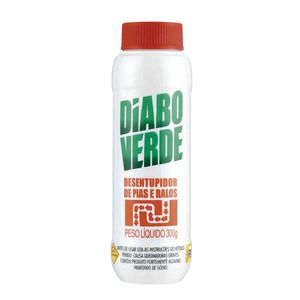 Desentupidor para Pias e Ralos DIABO VERDE Frasco 300g