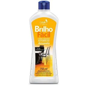 Cera Líquido Brilho Fácil Realce Amarela Frasco 750ml