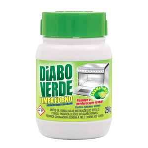 Limpa Forno DIABO VERDE Aroma Limão Frasco 250g