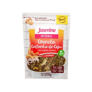 Granola Integral JASMINE Castanha de Caju com Coquinho Crocante Pacote 250g