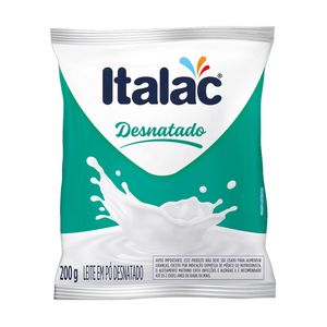 Leite em Pó ITALAC Desnatado Pacote 200g