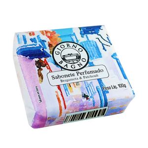 Sabonete Perfumado GIORNO BAGNO Bergamota & Patch Barra 100g