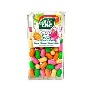 Pastilhas TIC TAC Mix de Frutas Caixa 16g