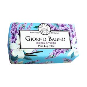 Sabonete Perfumado GIORNO BAGNO Lavanda e Vanilla Barra 180g