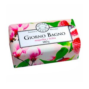 Sabonete Perfumado GIORNO BAGNO Magnolia & Lichia Barra 180g