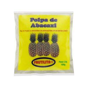 Polpa de Fruta Abacaxi FRUTILITA Pacote 100g