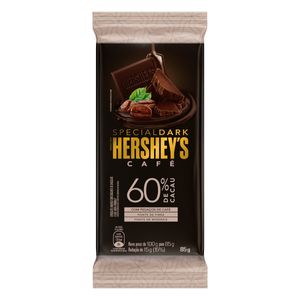 Chocolate Amargo HERSHEY'S 60% Cacau Café Special Dark Tablete 85g