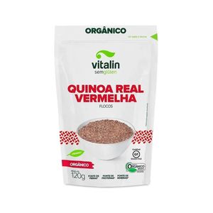 Quinoa Real Vermelha em Flocos VITALIN Orgânico 120g