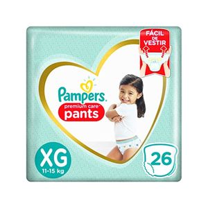 Fralda Infantil PAMPERS Pants Premium Care XG Pacote 26un