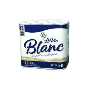 Papel Higiênico Folha Dupla LE BLANC Neutro Pacote 24un