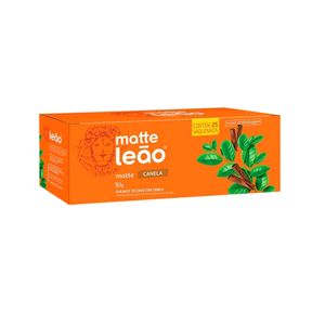 Chá LEÃO Matte Canela Caixa 25un