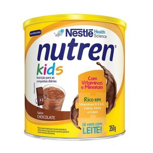 Suplemento Alimentar Kids NUTREN NESTLÉ Chocolate Lata 350g