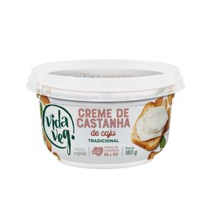 Creme de Castanha de Caju VIDA VEG Tradicional Pote 180g