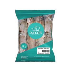 Sardinha DUNORTE PESCADOS Tratada e Congelado Pacote 1kg