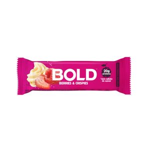 Barra de Proteína Zero Açúcar BOLD Berries e Crispie 60g