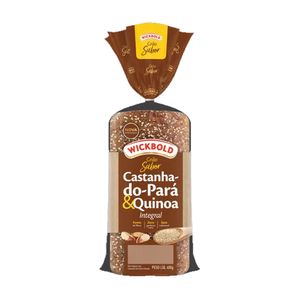 Pão de Forma WICKBOLD Integral Castanha do Pará & Quinoa Pacote 400g