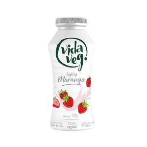Iogurte Vegano VIDA VEG Morango frasco 170g