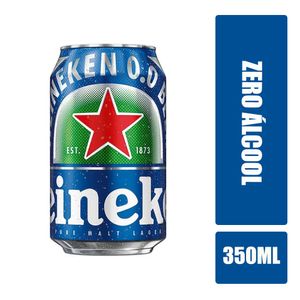 Cerveja 0.0% Alcool Lager Puro Malte Heineken Lata 350ml