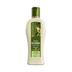 Shampoo Abacate e Jojoba BIO EXTRATUS Pós Química Frasco 250ml