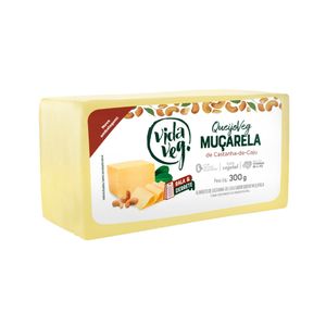 Queijo Vegano Muçarela VIDA VEG Castanha de Caju Tablete 300g