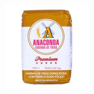 Farinha de Trigo ANACONDA Premium Pacote 1kg