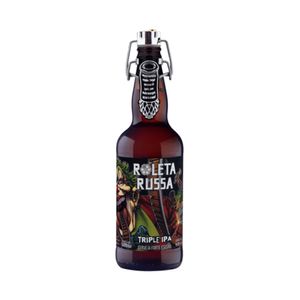 Cerveja IPA ROLETA RUSSA Forte Escura Triple Garrafa 500ml