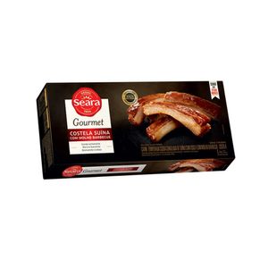 Costela Suína com Molho Barbecue SEARA Gourmet Caixa 1kg