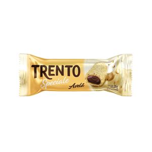 Chocolate Branco Wafer TRENTO Speciale Avelã pacote 26g