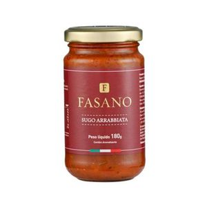 Molho de Tomate Italiano FASANO Arrabbiata Frasco 180g