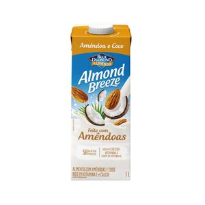 Bebida de Amêndoas ALMOND BREEZE Amêndoa e Coco caixa 1L