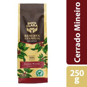 Café Reserva da Família SANTA CLARA Cerrado Mineiro Pacote 250g