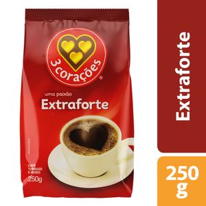 Café Torrado e Moído Extraforte 3 Corações Pacote 250g