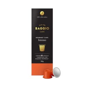 Café Gourmet Caps BAGGIO Intenso Caixa 50g