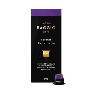 Café em Cápsula Gourmet BAGGIO Extra Intenso Caixa 50g