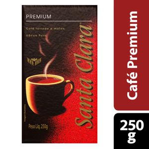 Café Torrado e Moído SANTA CLARA Premium A vácuo 250g