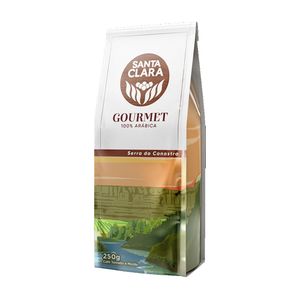 Café Torrado e Moído SANTA CLARA Gourmet 100% Arábica Serra Canastra Pacote 250g