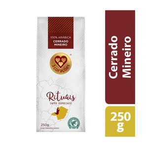 Café Cerrado Mineiro Rituais 3 CORAÇÕES Torrado e Moído Pacote 250g