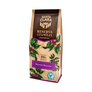 Café Torrado e Moído SANTA CLARA Reserva da Família Mogiana Paulista Pacote 250g