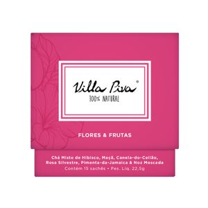 Chá Misto em Sachê VILLA PIVA Flores e Frutas Caixa 22,5g