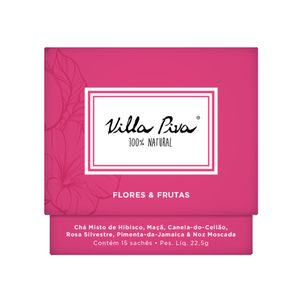 Chá Misto em Sachê VILLA PIVA Flores e Frutas Caixa 22,5g