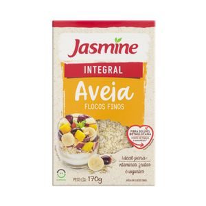 Aveia Integral JASMINE Flocos Finos Caixa 170g