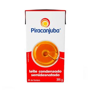 Leite Condensado PIRACANJUBA Semidesnatado Caixa 395g