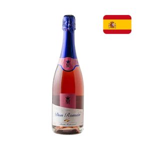 Vinho Espumante Português Cava Don Roman Rose Garrafa 750ml