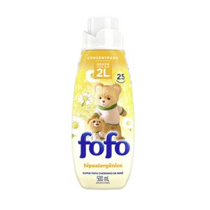 Amaciante Concentrado FOFO Cheirinho de Bebê Frasco 500ml