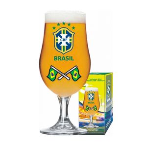 Taça Para Chopp Munique GLOBIMPORT Seleção Brasileira 380ml