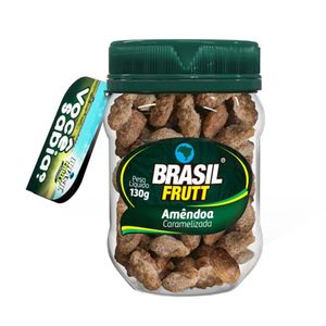 Amêndoa Chilena BRASIL FRUTT Caramelizada Pote 130g