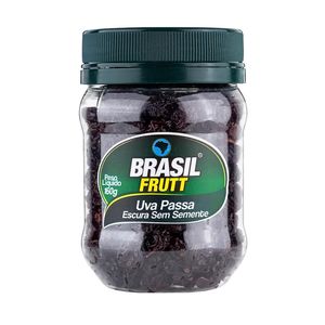 Uva Passa Escura Brasil Frutt sem Semente Pote 160g