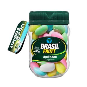 Amêndoa Chilena BRASIL FRUTT Confeitada Pote 200g