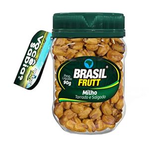 Milho Torrado e Salgado Brasil Frutt Pote 90g