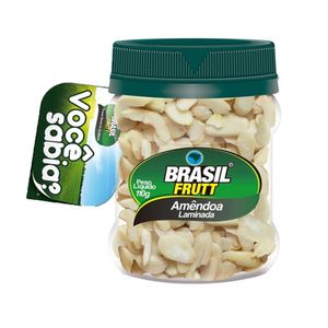 Amêndoa Chilena BRASIL FRUTT Laminada Pote 110g